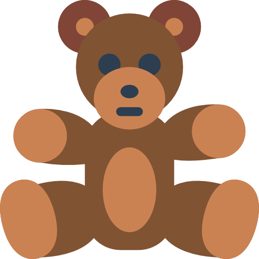 oso de peluche icono gratis