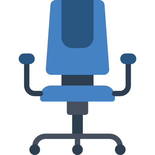 Chair Basic Mixture Flat icon