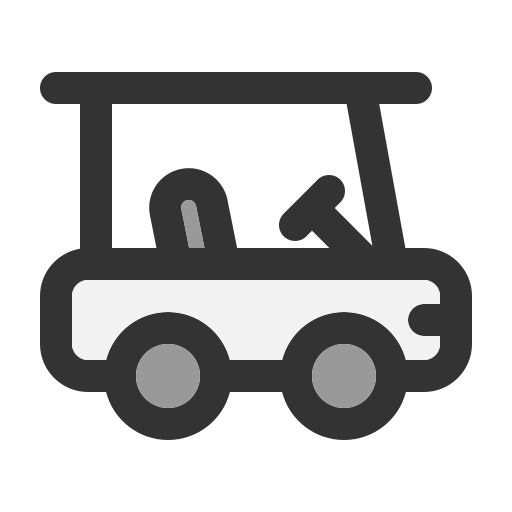 carro de golf icono gratis