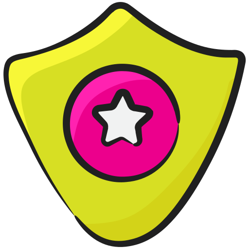 insignia de escudo icono gratis