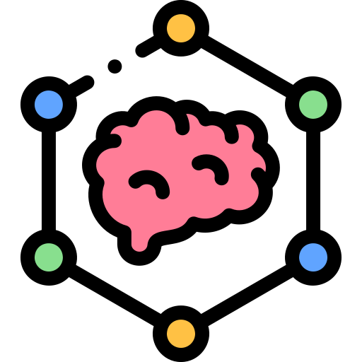 Neuromarketing Detailed Rounded Lineal color icon