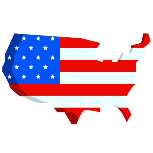 Usa map - Free maps and location icons