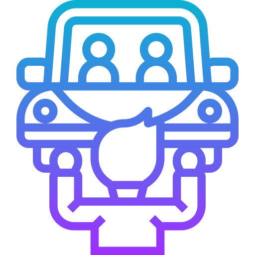 accident de voiture Icône gratuit