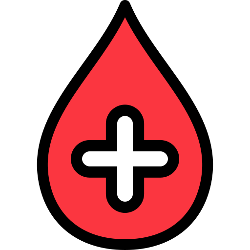 donación de sangre icono gratis