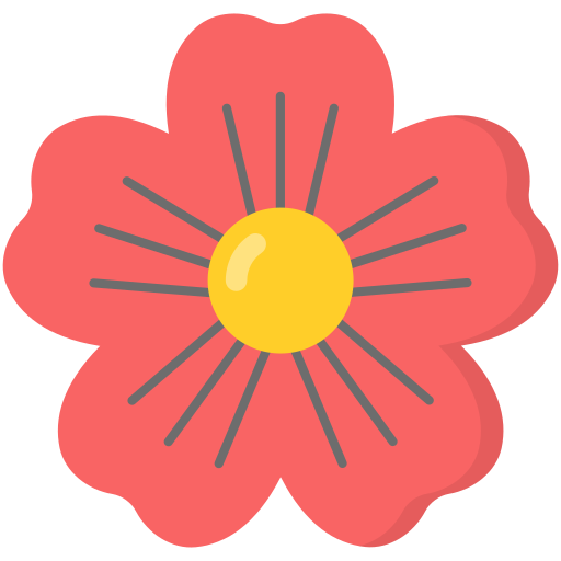 Geranium Detailed Rounded Lineal color icon