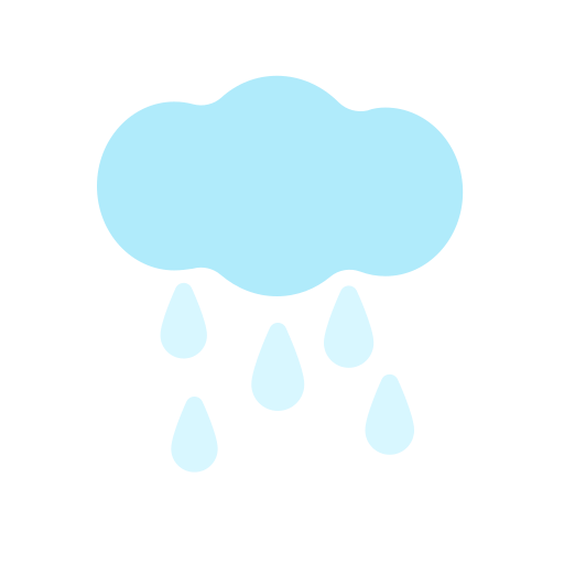lluvioso icono gratis