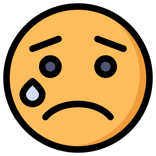 Cry Generic Outline Color icon