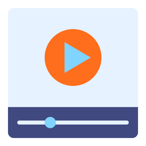 lecteur vidéo Icône gratuit