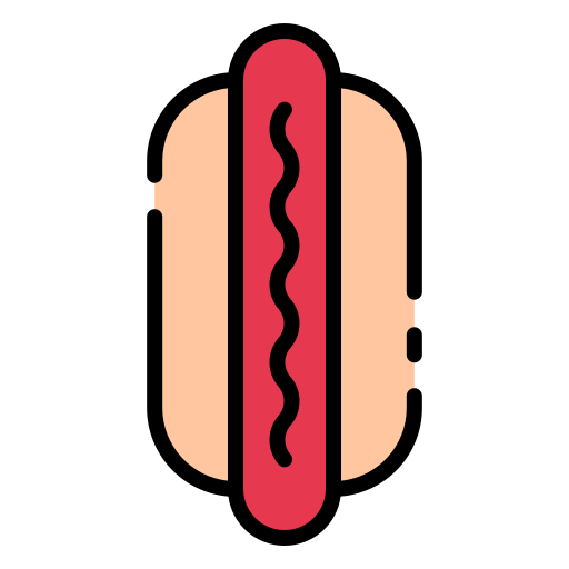 hot dog icono gratis