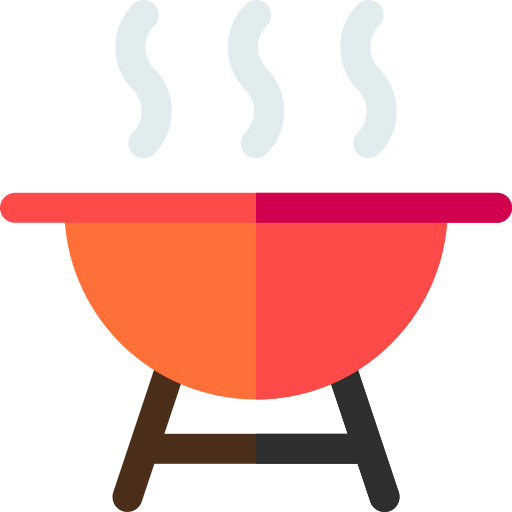 Barbecue Basic Rounded Flat icon