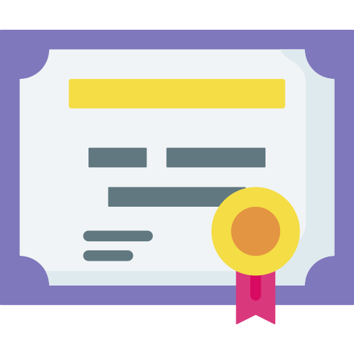 Certificate Special Flat icon