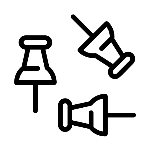 Push pin free icon
