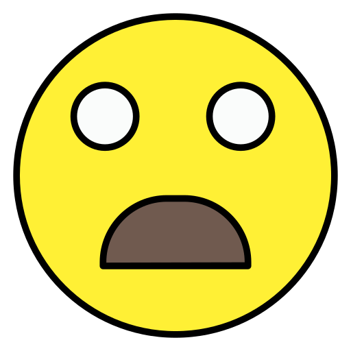 asombrado icono gratis