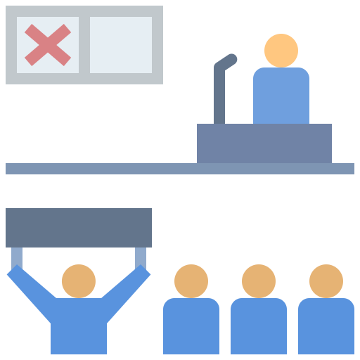 Debate - free icon