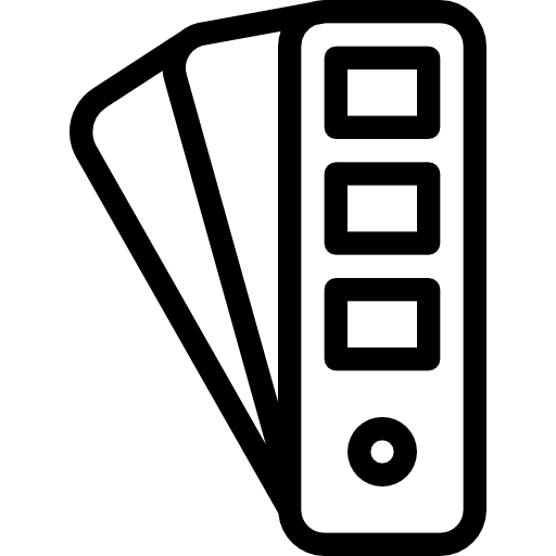 paleta de color icono gratis