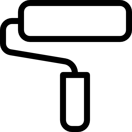 Малярный валик бесплатно иконка