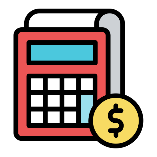 회계 무료 아이콘