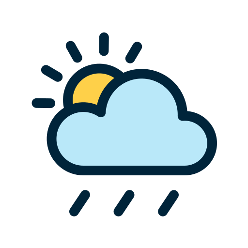 Rainy Generic Outline Color icon