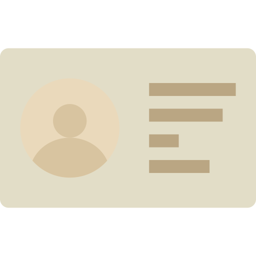 Identity card free icon