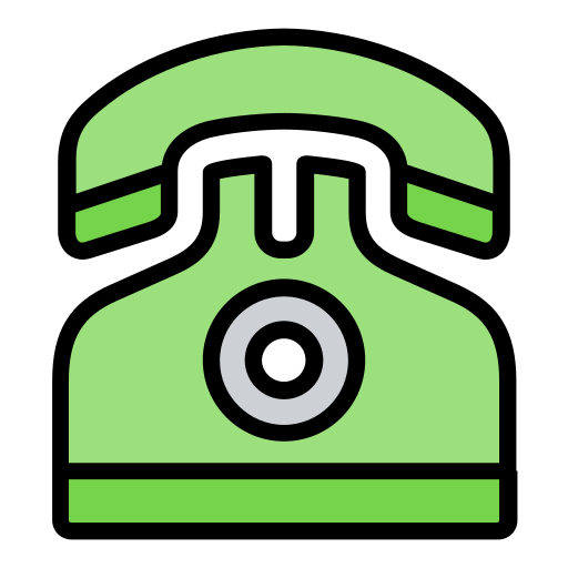 Old phone Generic Outline Color icon