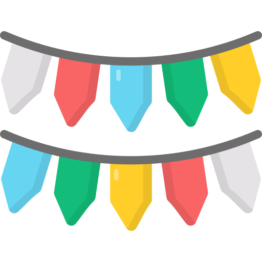 guirnaldas icono gratis