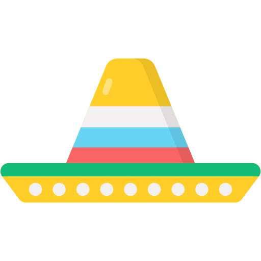 sombrero mexicano icono gratis