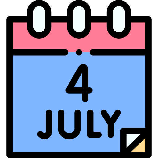 Independence day - Free time and date icons