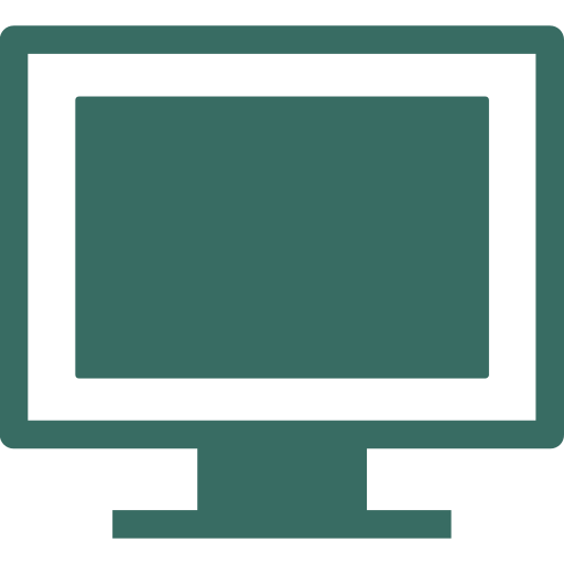 Computer Generic Glyph Icon