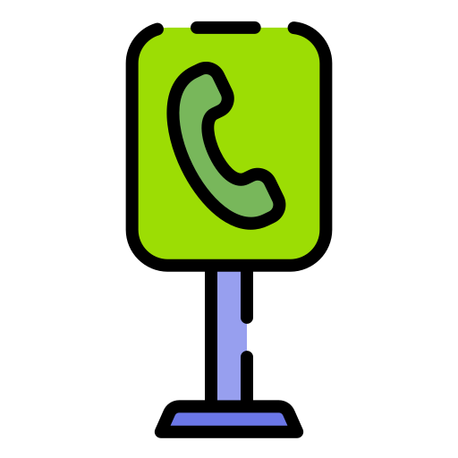 telefone público grátis ícone telefone público grátis ícone