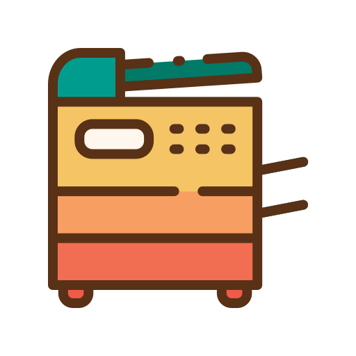 Копировальная машина бесплатно иконка