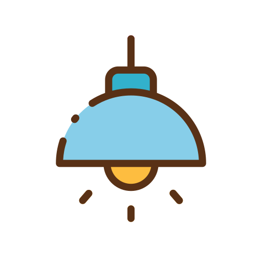 Ceiling light - Free electronics icons