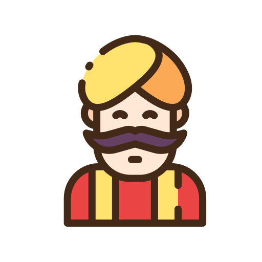 hombre indio icono gratis