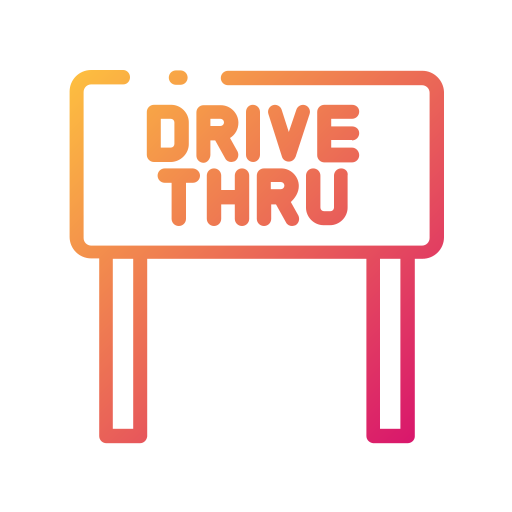 Drive thru - Free signaling icons