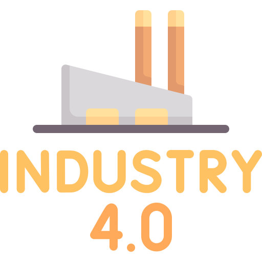 industria 40 icono gratis