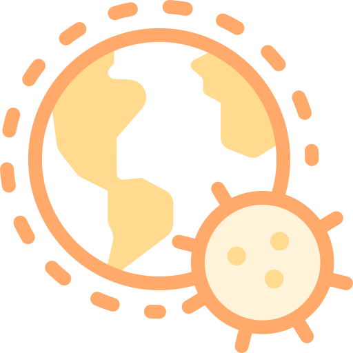 Pandemic free icon