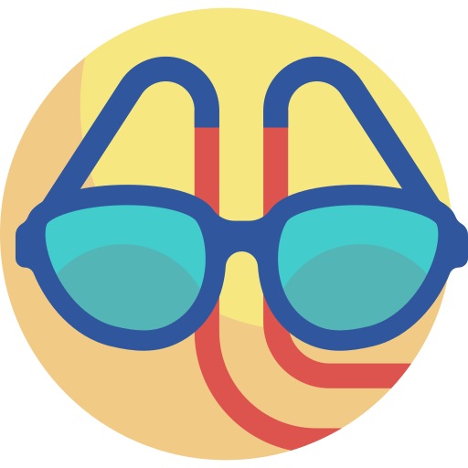 Sunglasses Detailed Flat Circular Flat icon