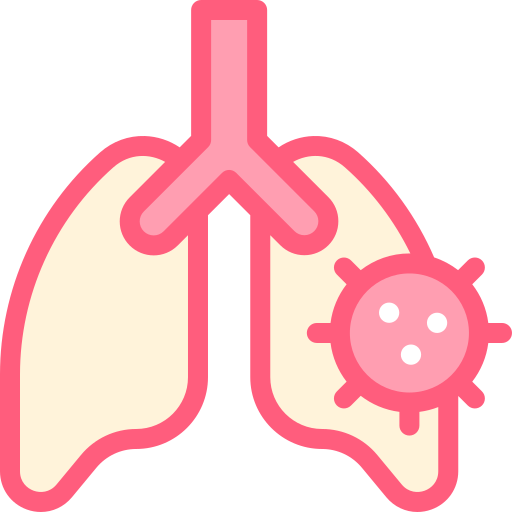 Lung Detailed color Lineal color icon