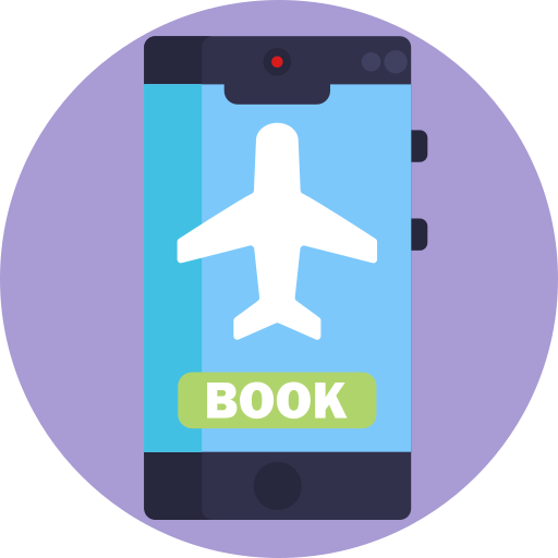 Plane ticket free icon