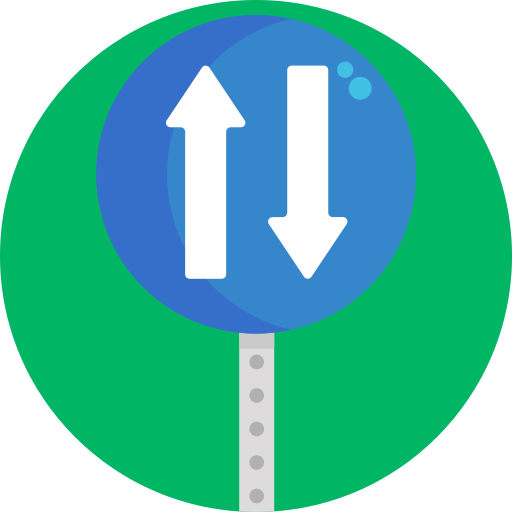 Two way free icon Two way free icon