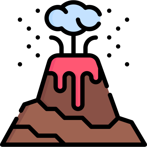 Volcano Special Lineal color icon