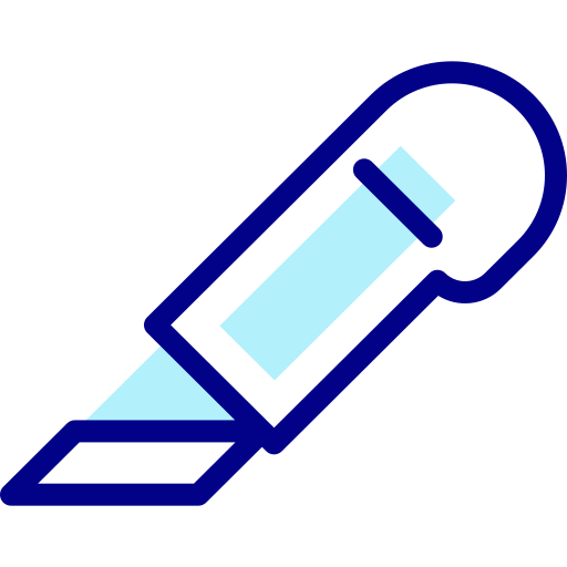 cortador icono gratis