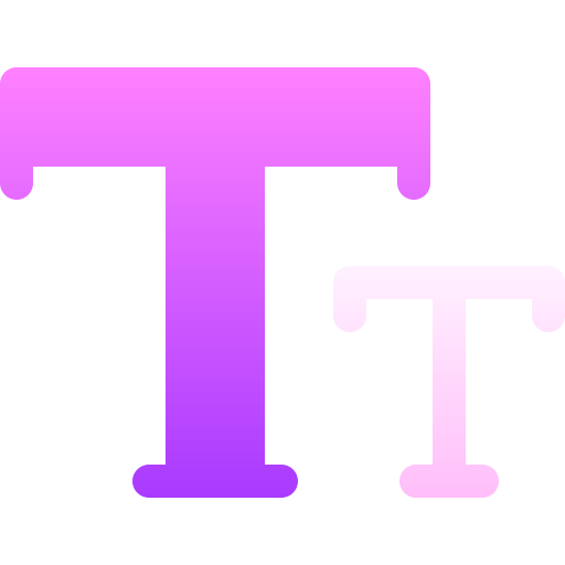 typographie Icône gratuit