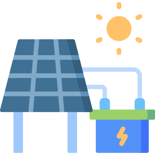 Énergie solaire Icône gratuit Énergie solaire Icône gratuit