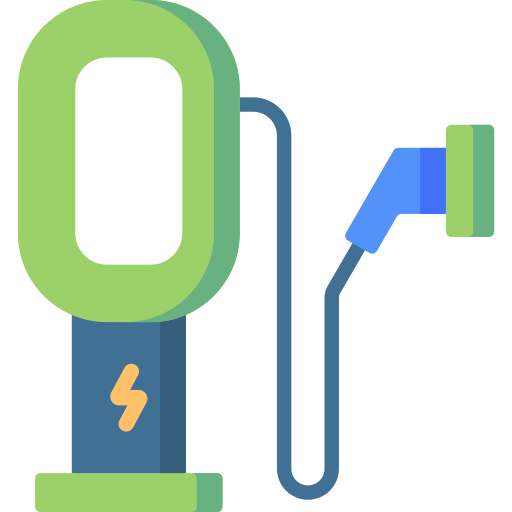 Electric car free icon Electric car free icon