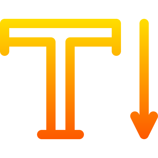 tipo vertical icono gratis