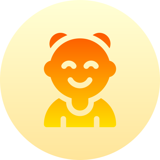 bébé fille Icône gratuit