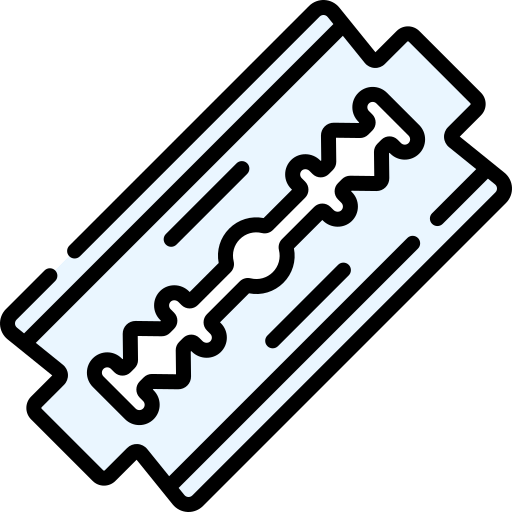 Razor blade Special Lineal color icon