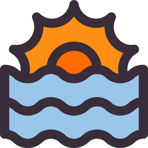 atardecer icono gratis