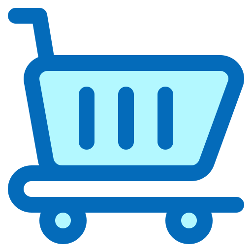 Shopping cart Generic Blue icon