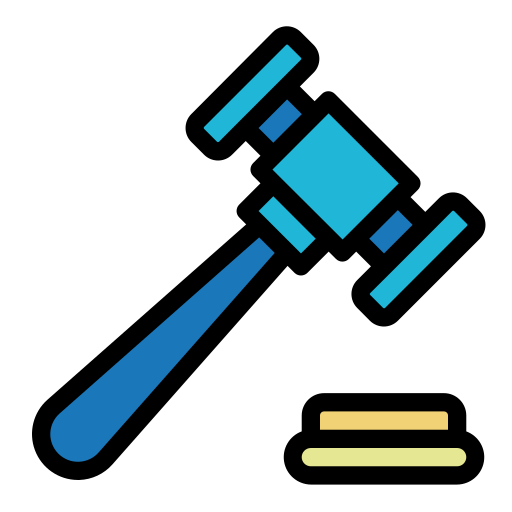 Gavel Generic Outline Color icon